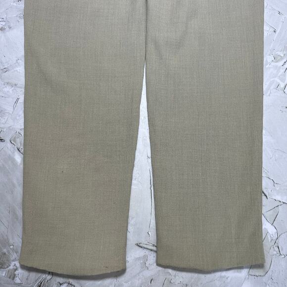 Vintage RENA LANGE Wool Nylon Pants SIZE 28 Biege Made in W. Germany FLAW - Picture 10 of 14